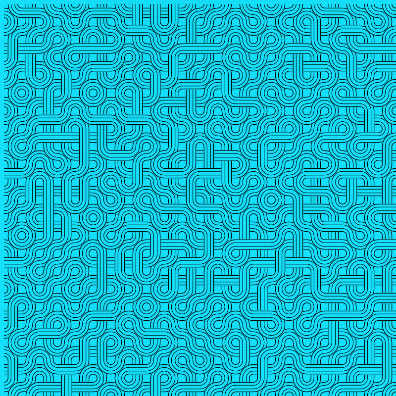 Dirty Interlaced Truchet Tiles #22 static token preview