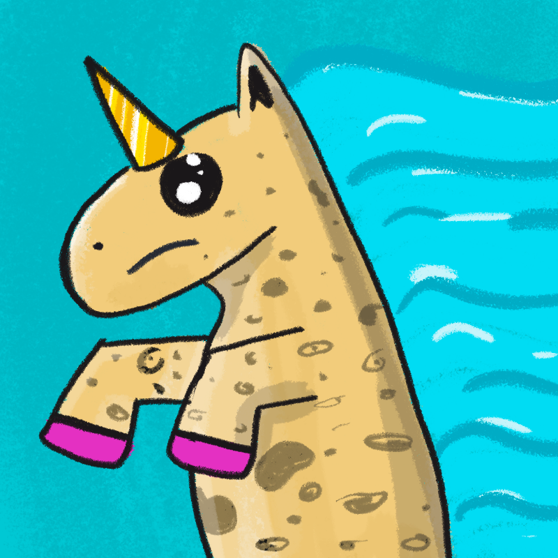 Peculiar unicornos #206 static token preview