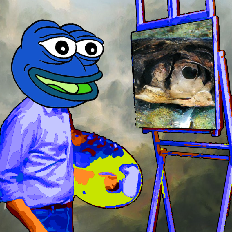 Pepe Ross goes AI #17 static token preview