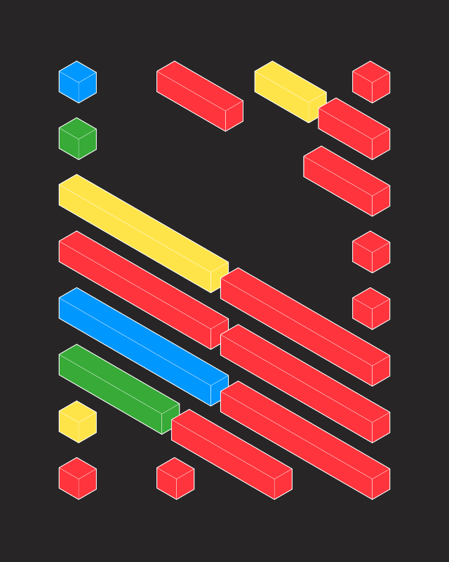 Blocky-Neon #4 static token preview