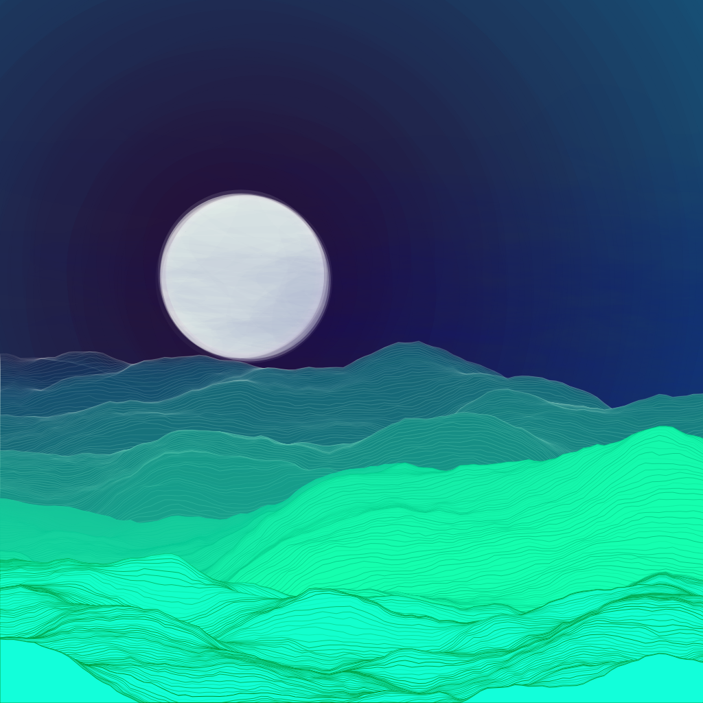 Valley at Dawn #19 static token preview