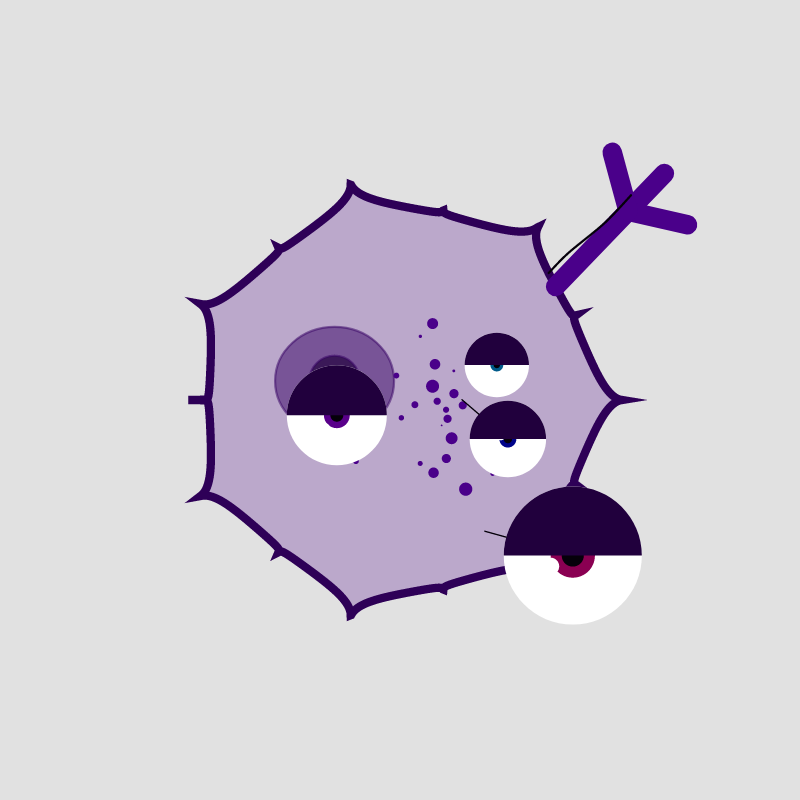 Virus generative #7 static token preview
