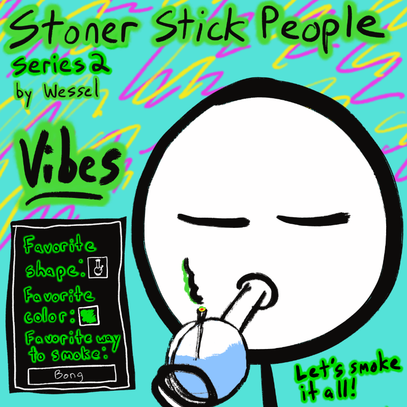 Stoner Stick People Series 2 #12 static token preview