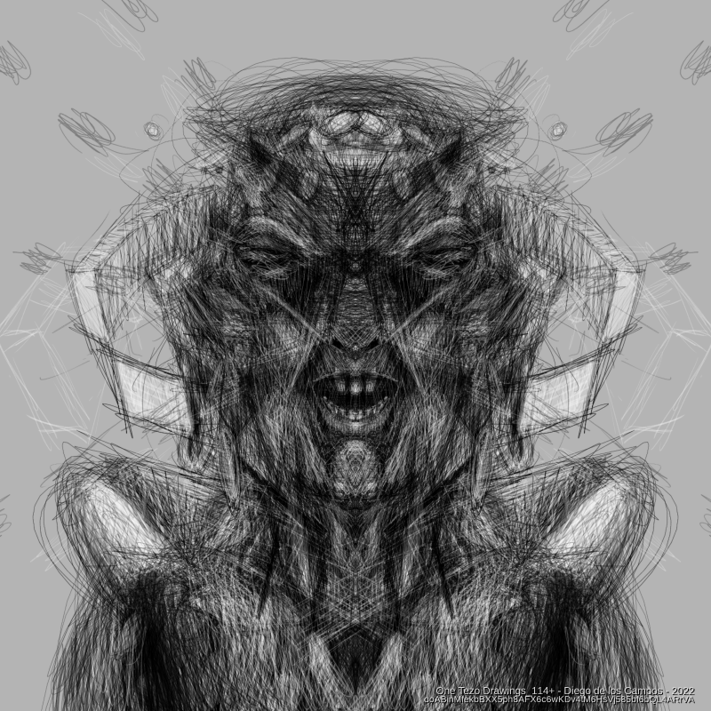 One Tezo Drawings_114+ #7 static token preview