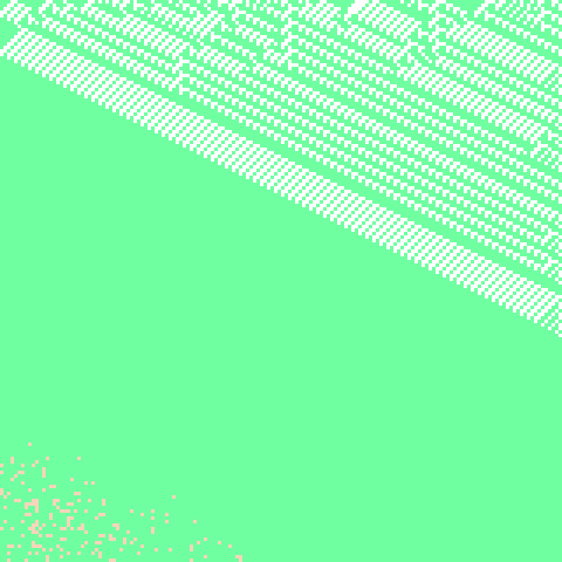 Colored Elementary Cellular Automaton #9 static token preview