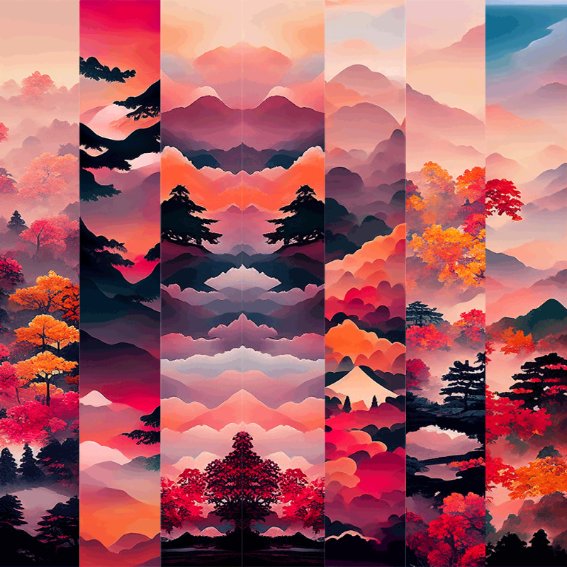 AI Japanese Autumn #14 static token preview