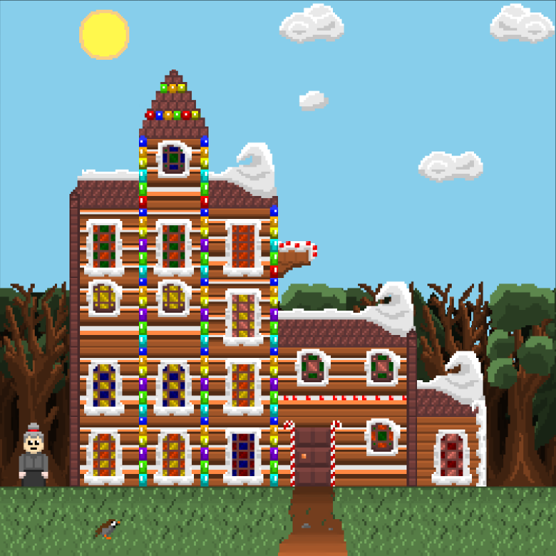 2D Mansion Candy House #20 static token preview