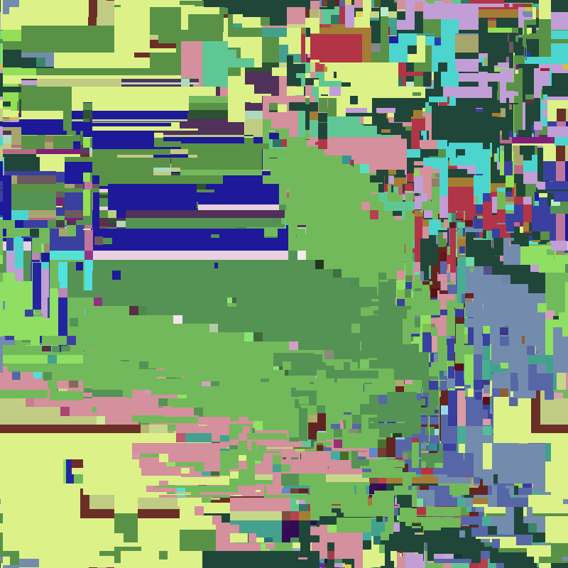 Cascade automata, pixel nature #13 static token preview
