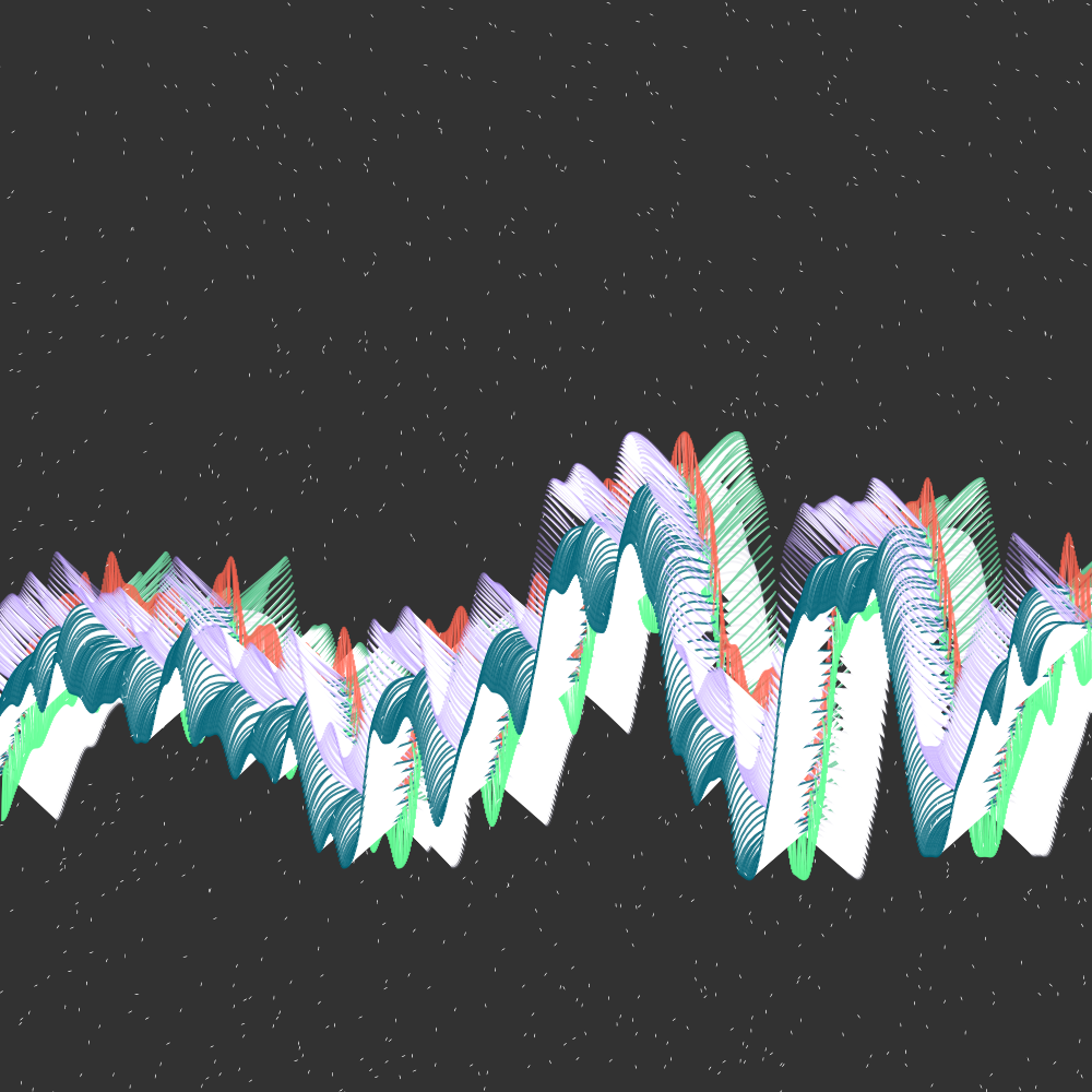 Space Mountains #3 static token preview