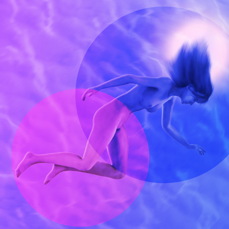 Girls Underwater #12 static token preview