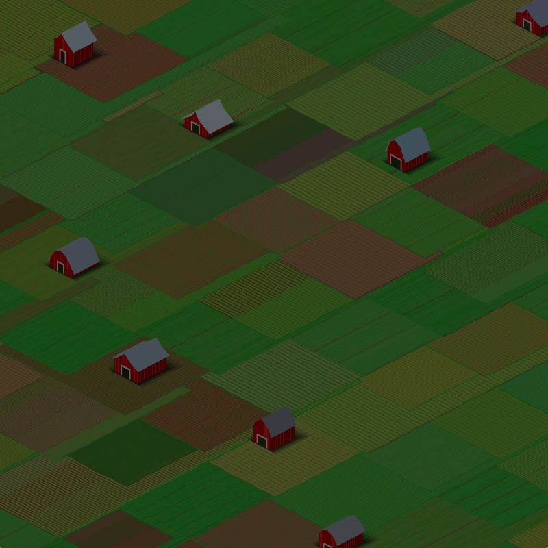 RED FARMS IN A QUIET COUNTY #2 static token preview