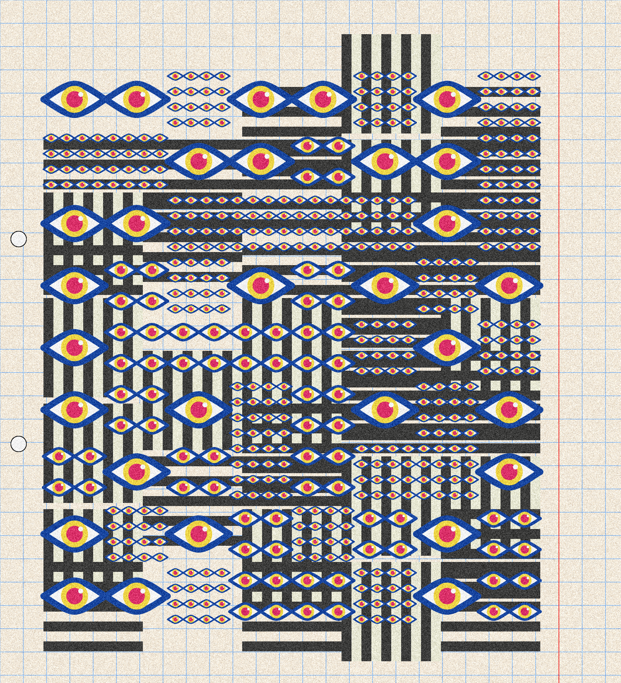 sketchbook page 10: surveillance #13 static token preview