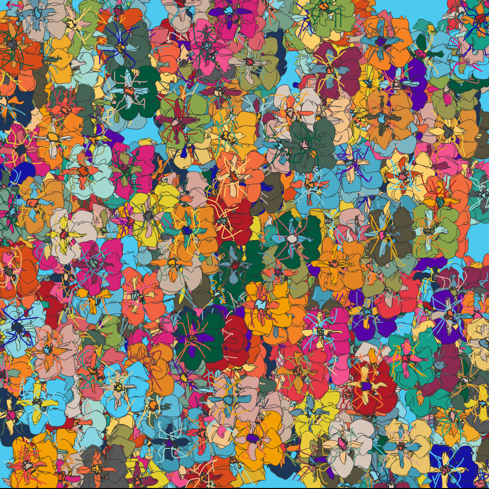 Floral Cacophony #8 static token preview