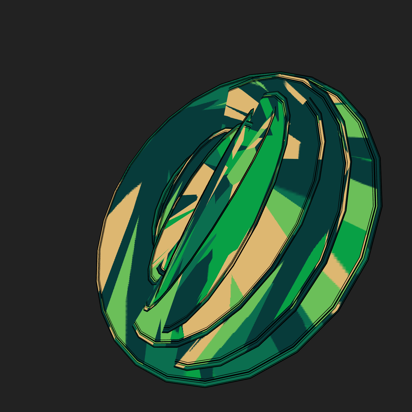 Circular reflectors #21 static token preview