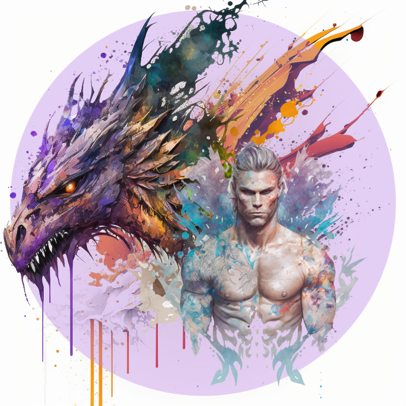 Dragon Bloke #7 static token preview