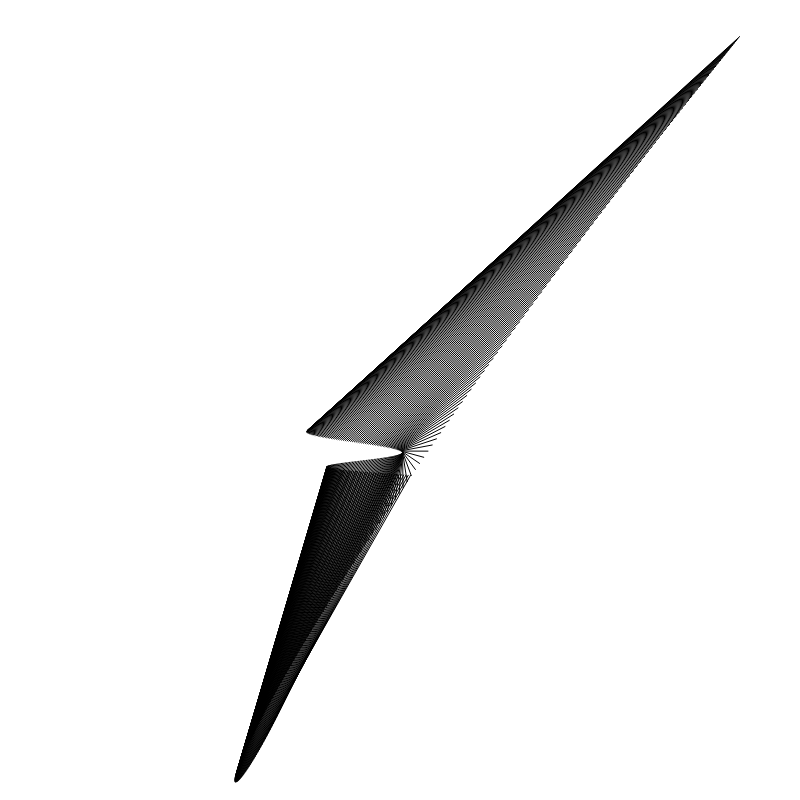 Sinus Cosinus #N Black on White #15 static token preview