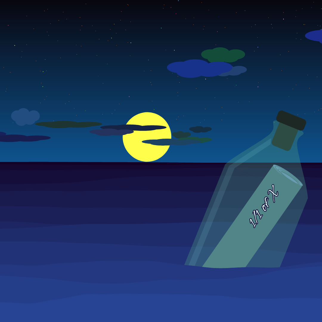 message in the bottle #7 static token preview