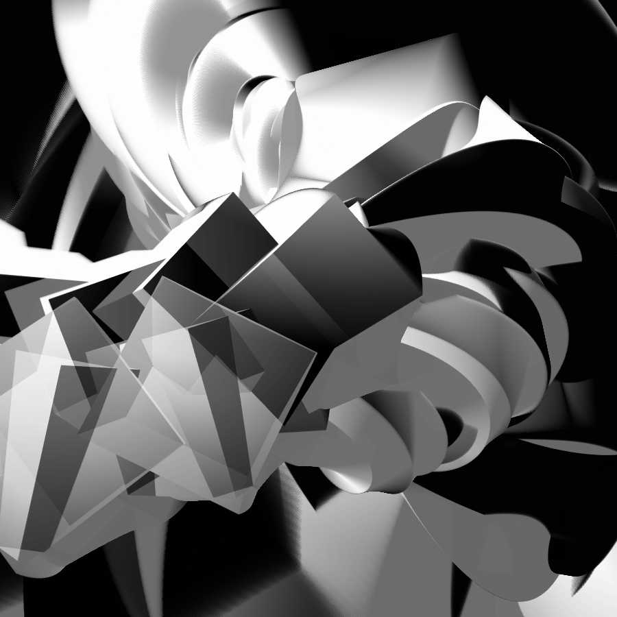 Transparent Evolving Sculpture #16 static token preview