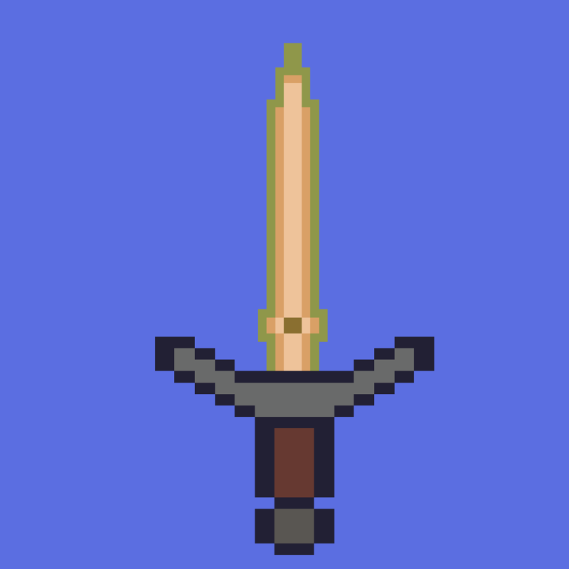 Generative Pixel Swords #5 static token preview