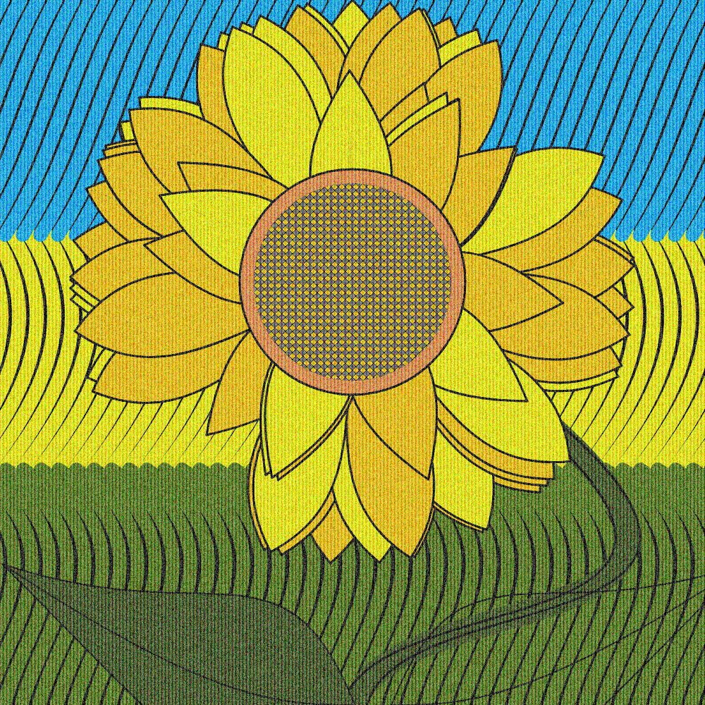 My sunflower #2 static token preview