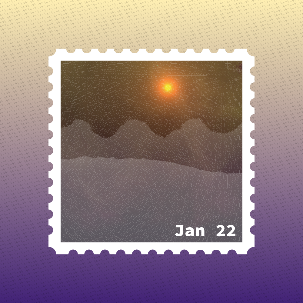 January 2022 stamp #12 static token preview