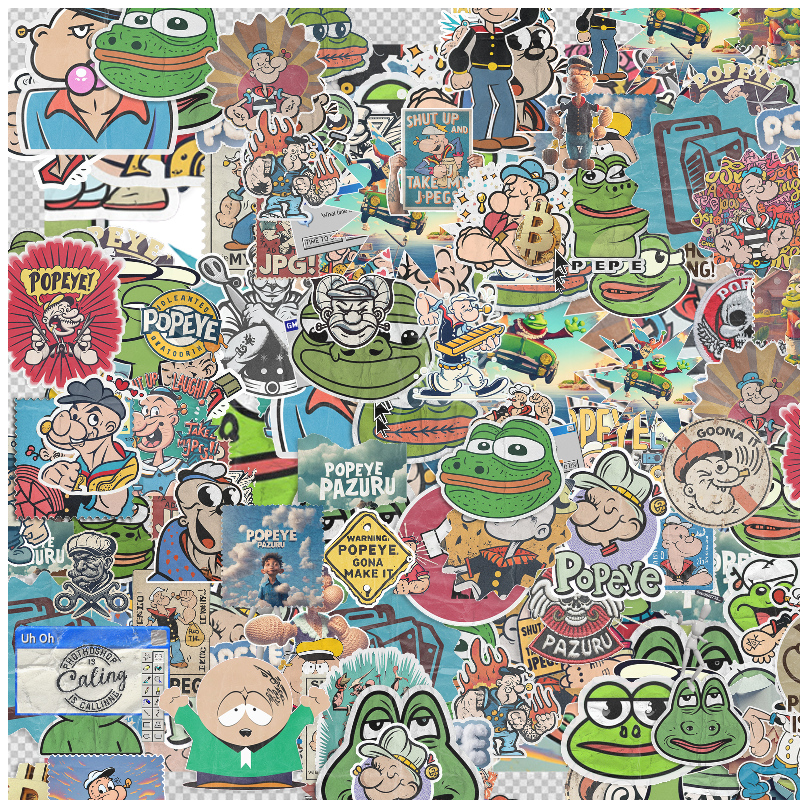 Sticker addict: PEPEYE #23 static token preview