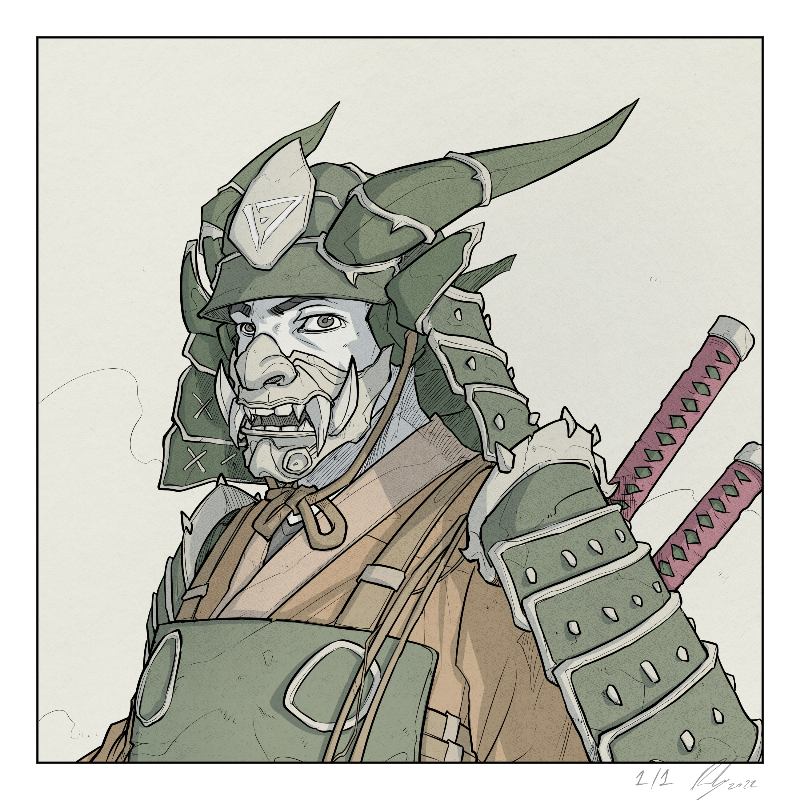 侍 (SAMURAI) #2 static token preview