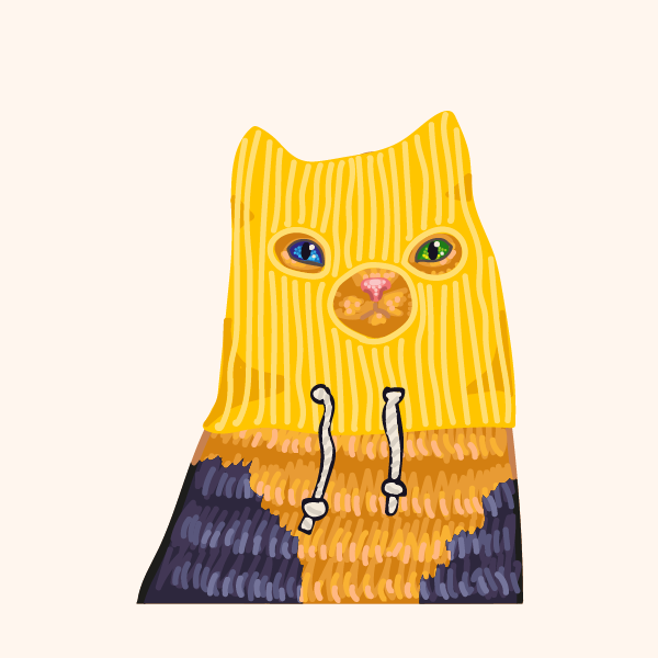 Kittens in balaclavas #12 static token preview