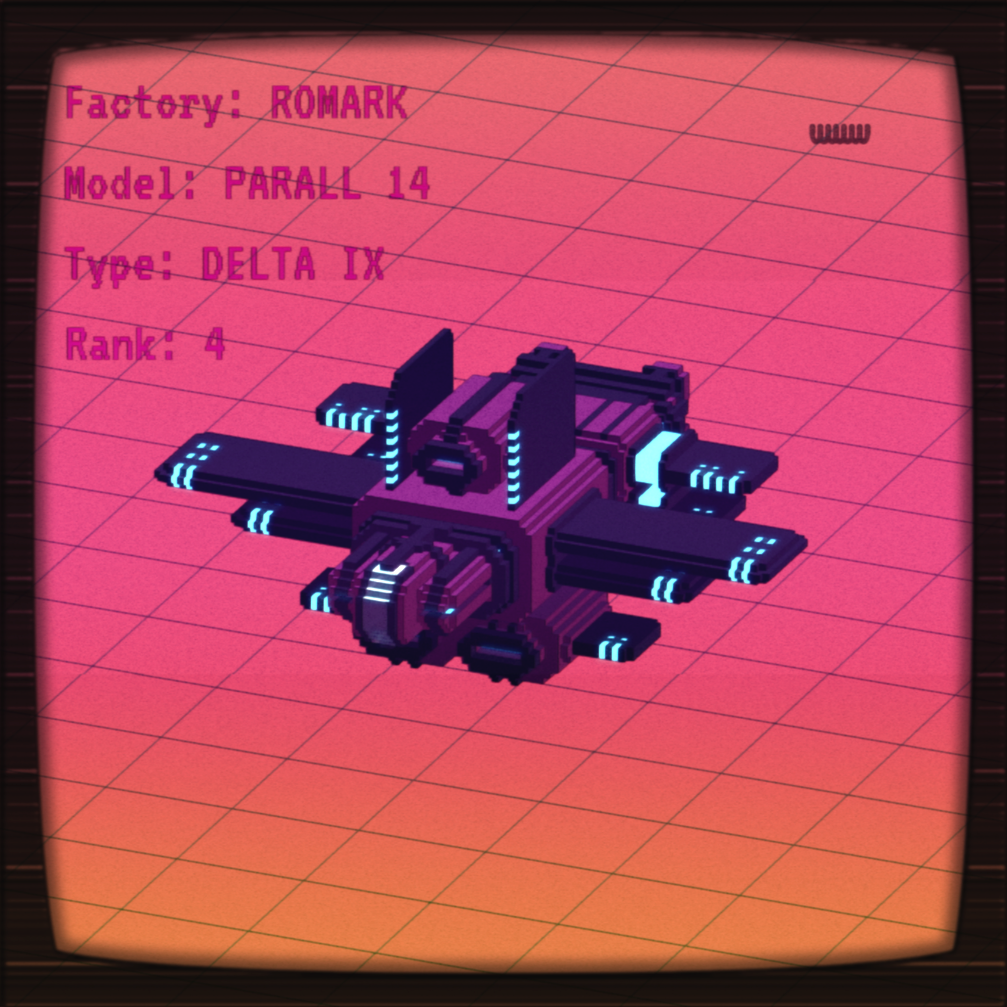 Spaceship Fair Rodeo #9 static token preview