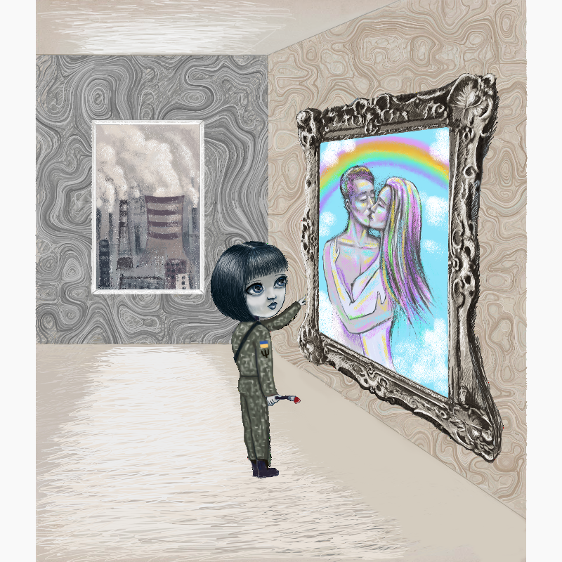 Soldier Girl #15 static token preview