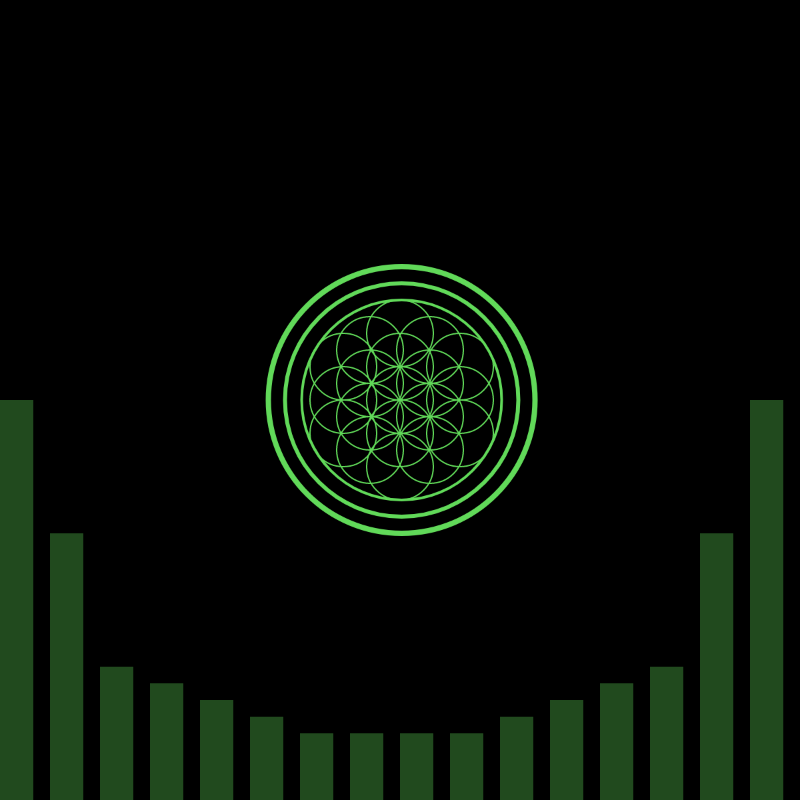 Audio Reactive Flower Of Life #2 static token preview