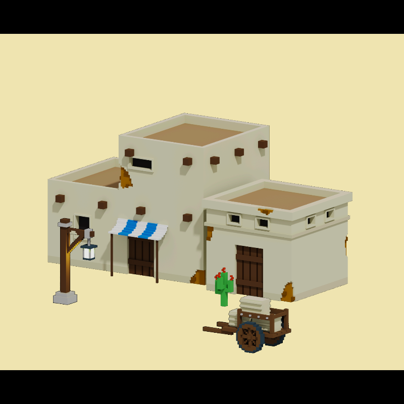 Desert houses #8 static token preview