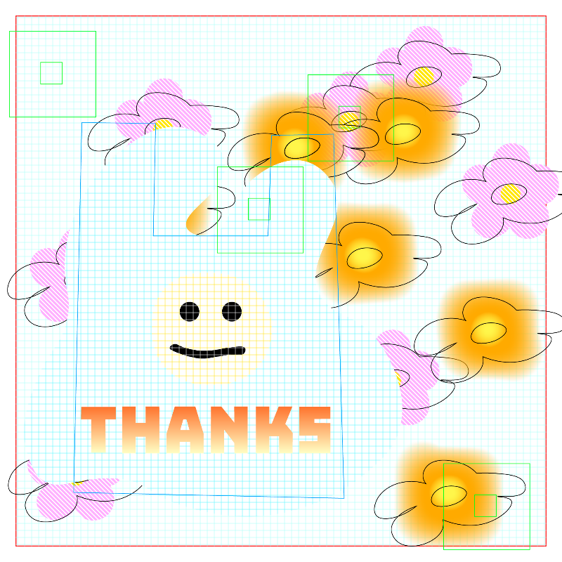 thanks bag and flowers #11 static token preview
