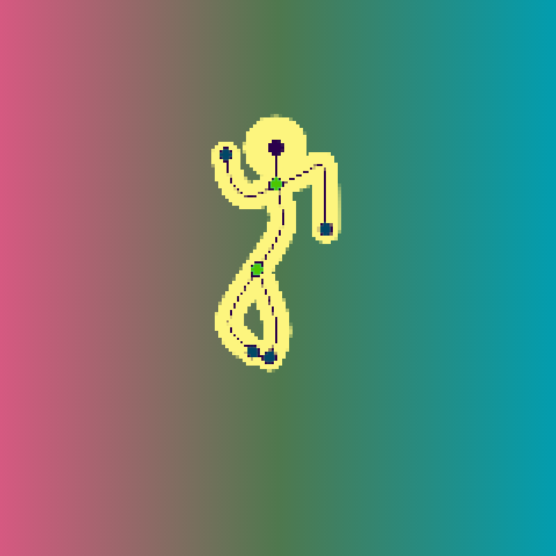 Pixel Dancer #8 static token preview
