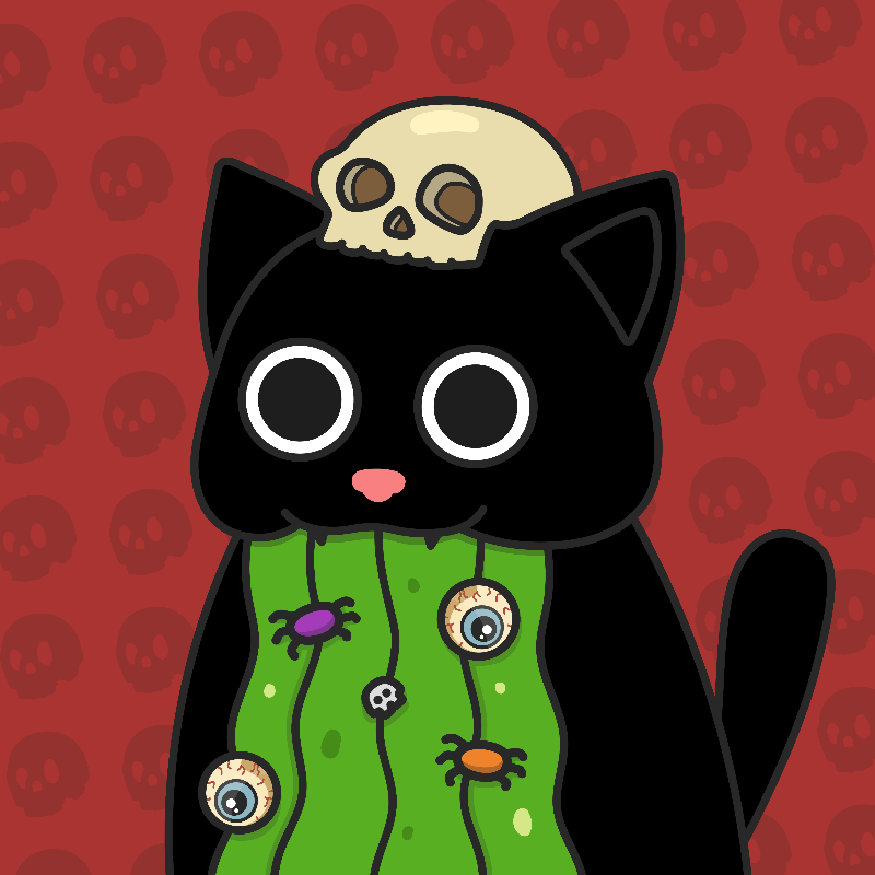 Addams Cat #15 static token preview
