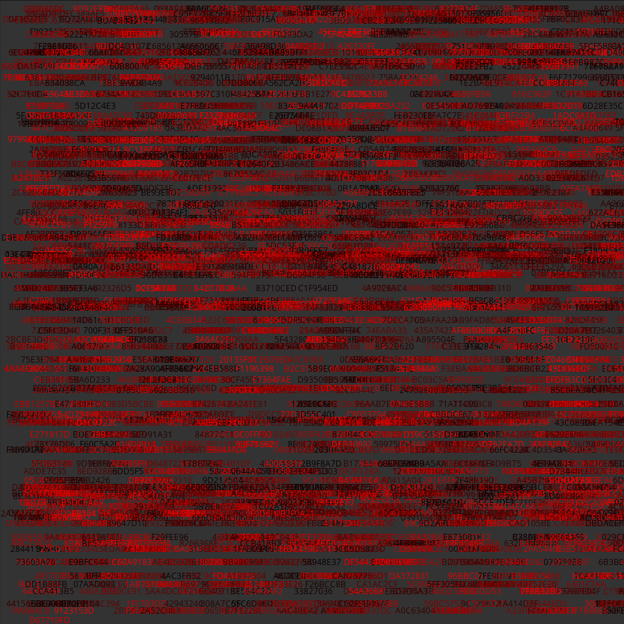 Painting by Random Hexadecimal Numbers #15 static token preview