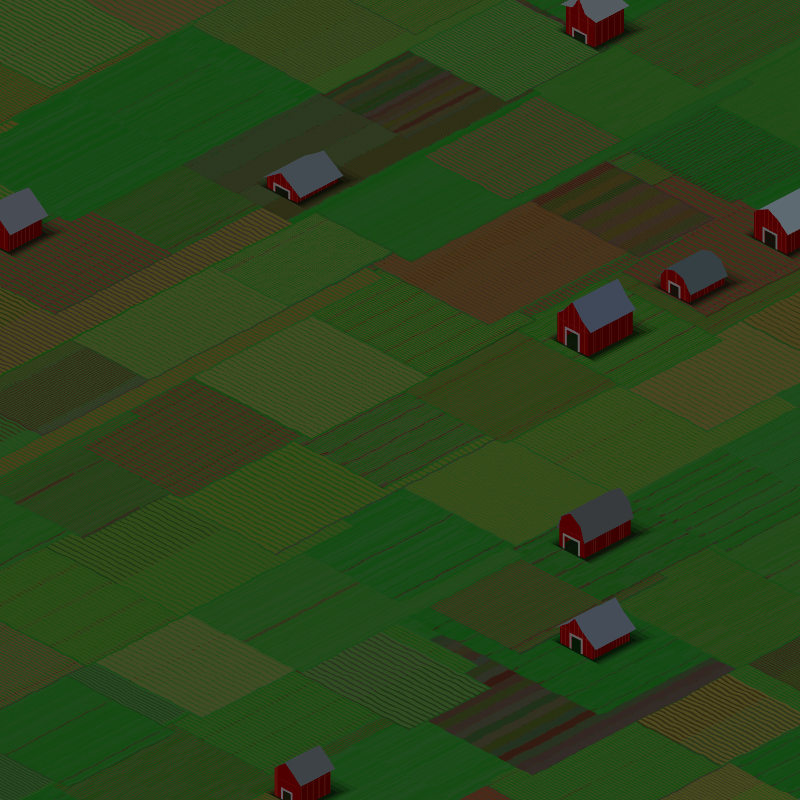 RED FARMS IN A QUIET COUNTY #13 static token preview
