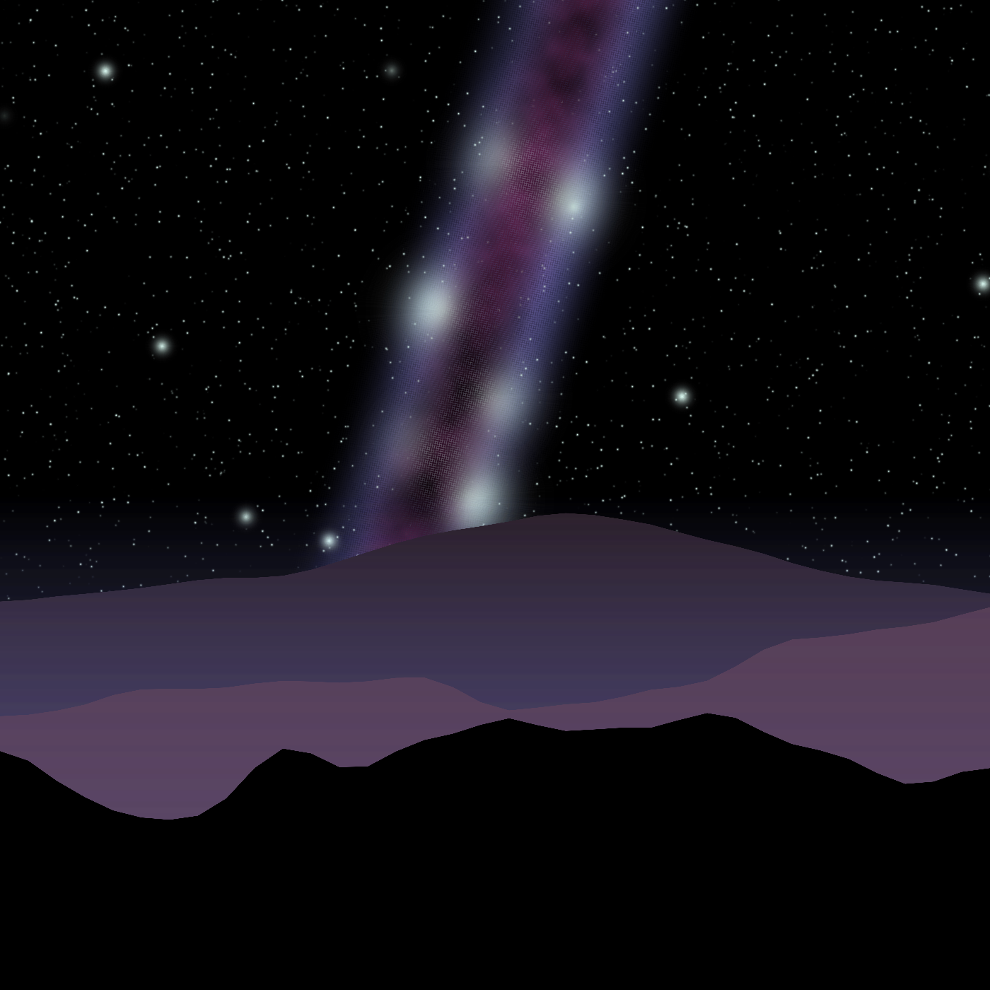 Mountain Sky #22 static token preview
