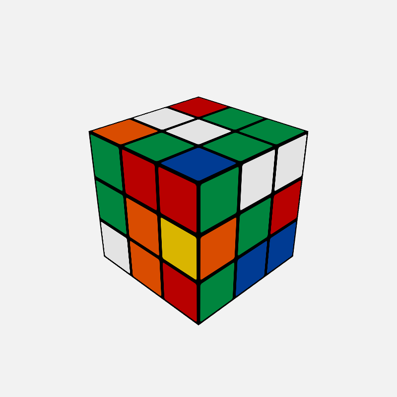Rubik's Cube #22 static token preview