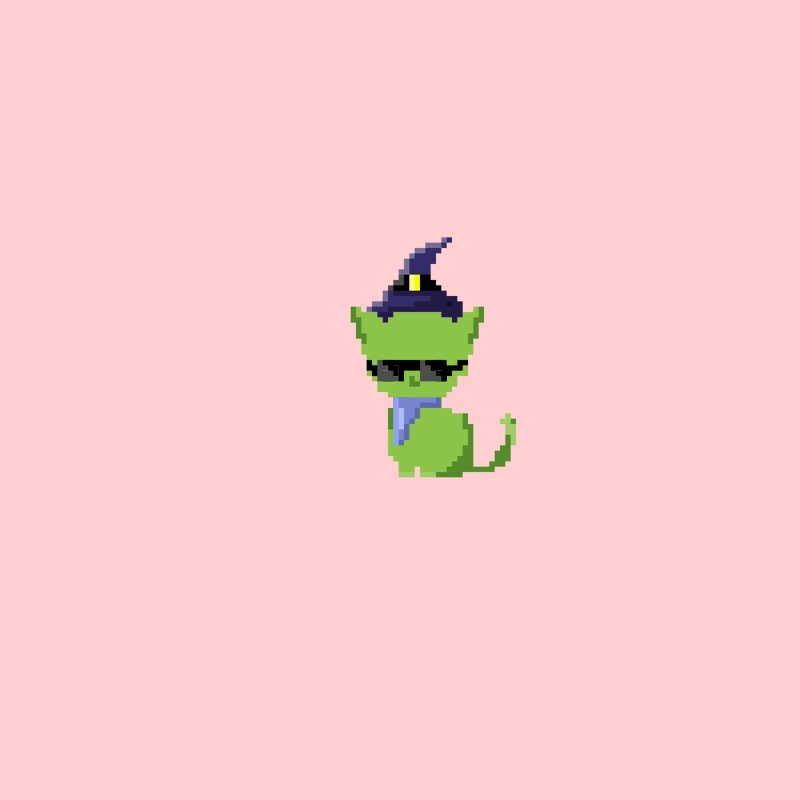 Pixel Cats #14 static token preview