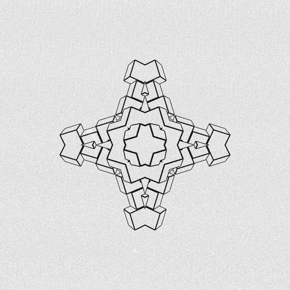 Monochrome Kaleido #42 static token preview