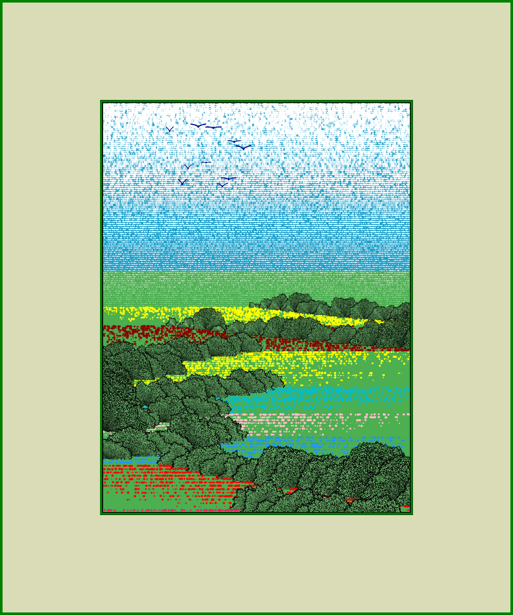 Fields of flowers #6 static token preview