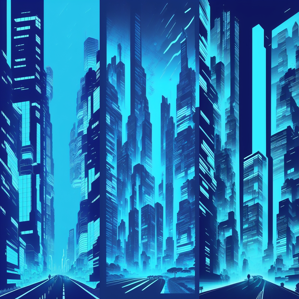 Blue City #5 static token preview