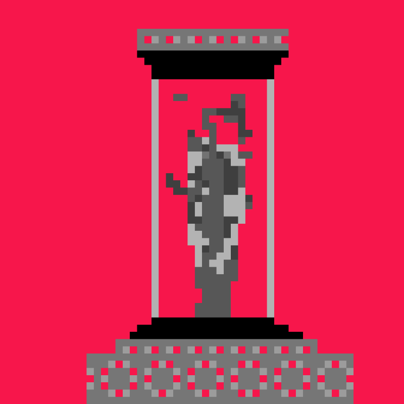 aLIEN IN THE MUSEUM #4 static token preview