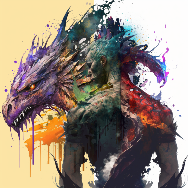 Dragon Bloke #21 static token preview