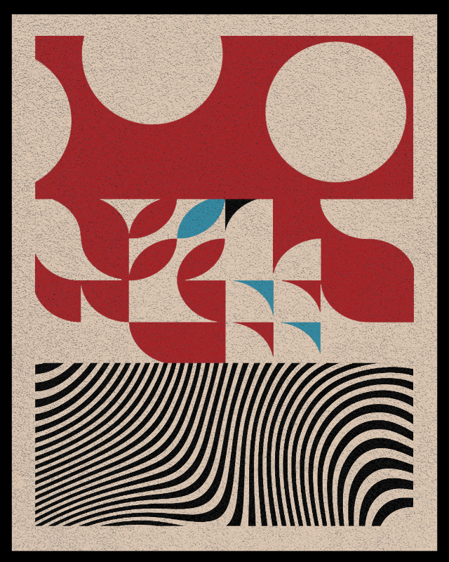 Bauhaus art #red #11 static token preview