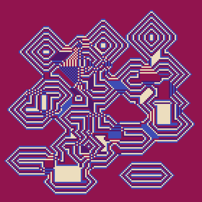 Superimposed Octagonal Pyramids #8 static token preview