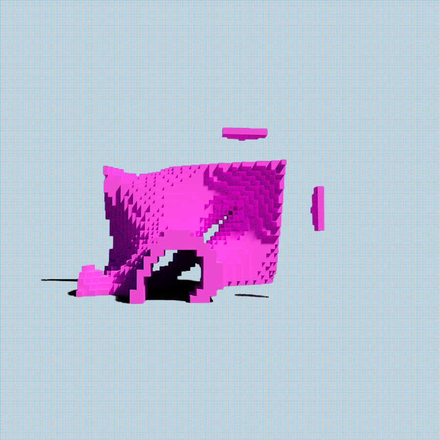 ‘Low-Res’ poems #1 static token preview