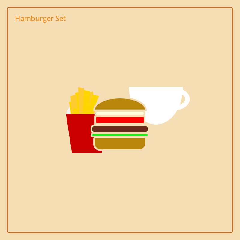 HAMBURGER!! #15 static token preview