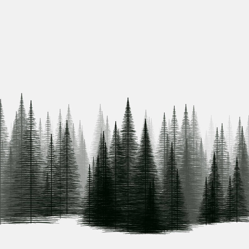 Pine trees in the cold #14 static token preview